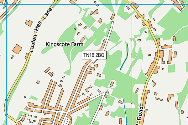Map of TYPE & KIND LTD at district scale