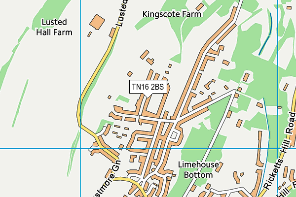 TN16 2BS map - OS VectorMap District (Ordnance Survey)
