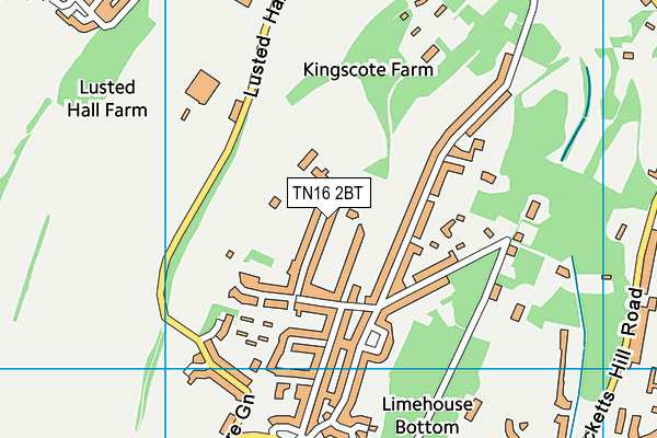 TN16 2BT map - OS VectorMap District (Ordnance Survey)