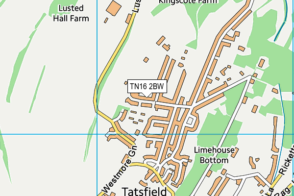 TN16 2BW map - OS VectorMap District (Ordnance Survey)