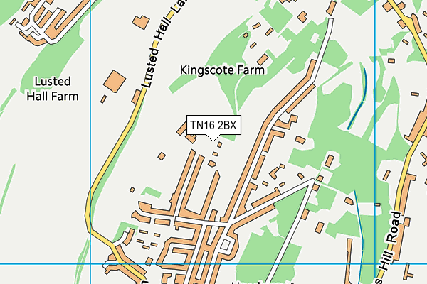 TN16 2BX map - OS VectorMap District (Ordnance Survey)