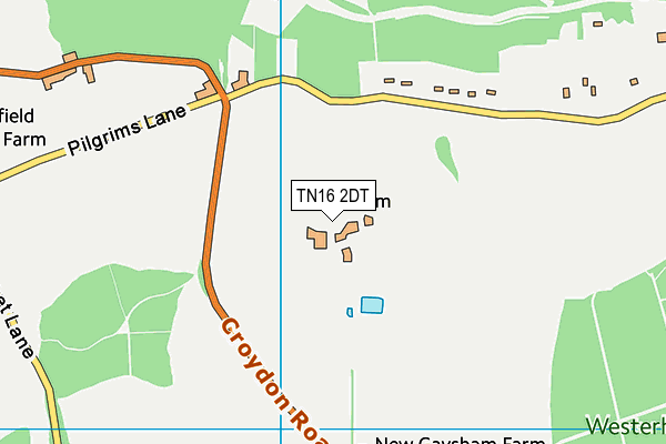 TN16 2DT map - OS VectorMap District (Ordnance Survey)
