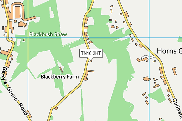 TN16 2HT map - OS VectorMap District (Ordnance Survey)