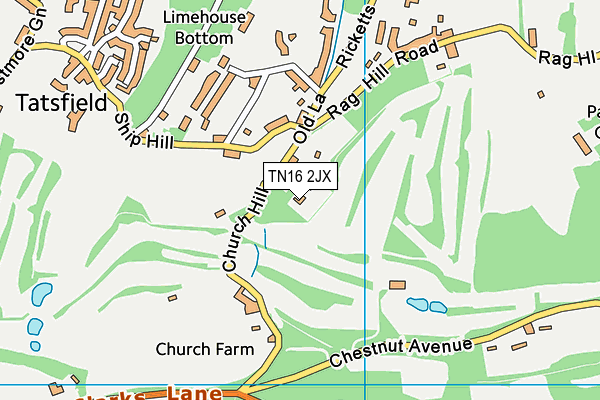 TN16 2JX map - OS VectorMap District (Ordnance Survey)