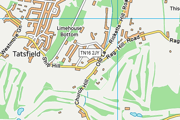 TN16 2JY map - OS VectorMap District (Ordnance Survey)