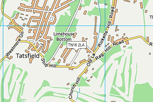 TN16 2LA map - OS VectorMap District (Ordnance Survey)