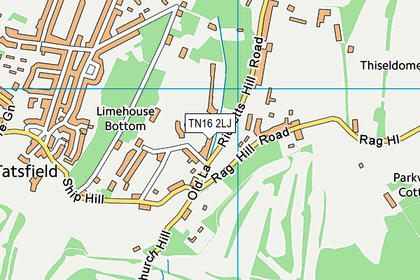 TN16 2LJ map - OS VectorMap District (Ordnance Survey)