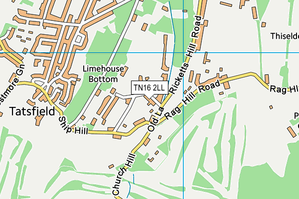 TN16 2LL map - OS VectorMap District (Ordnance Survey)