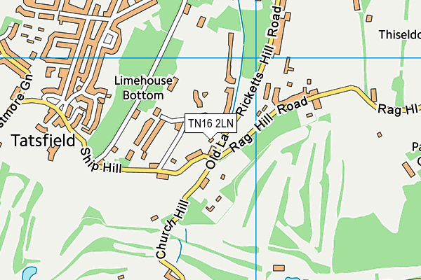 TN16 2LN map - OS VectorMap District (Ordnance Survey)