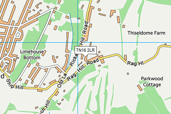 TN16 2LR map - OS VectorMap District (Ordnance Survey)