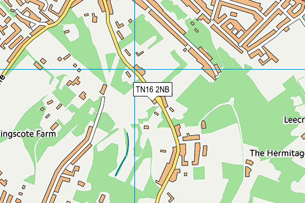 TN16 2NB map - OS VectorMap District (Ordnance Survey)