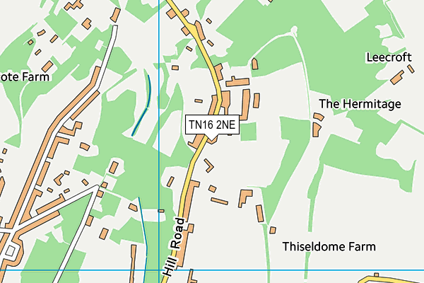 TN16 2NE map - OS VectorMap District (Ordnance Survey)