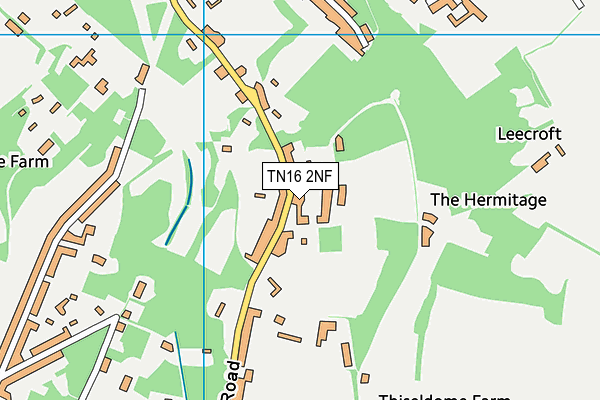 TN16 2NF map - OS VectorMap District (Ordnance Survey)