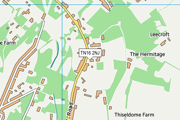 TN16 2NJ map - OS VectorMap District (Ordnance Survey)