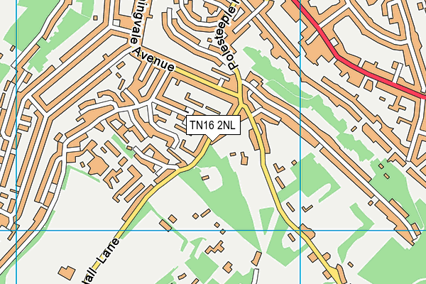 TN16 2NL map - OS VectorMap District (Ordnance Survey)
