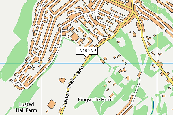 TN16 2NP map - OS VectorMap District (Ordnance Survey)