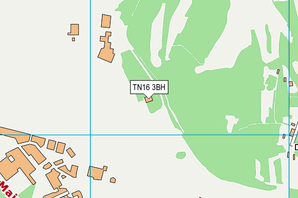 TN16 3BH map - OS VectorMap District (Ordnance Survey)