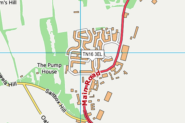 TN16 3EL map - OS VectorMap District (Ordnance Survey)