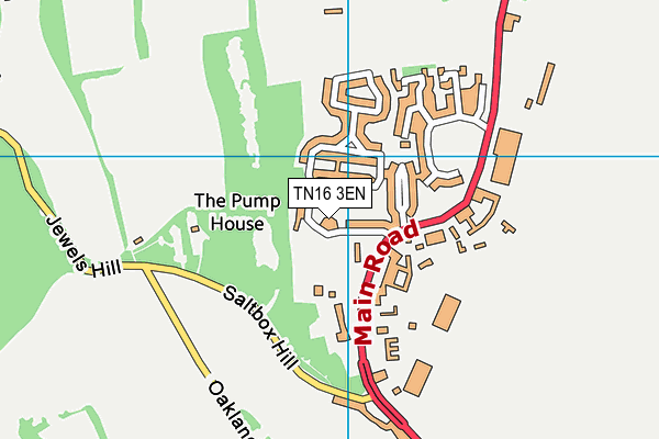 TN16 3EN map - OS VectorMap District (Ordnance Survey)