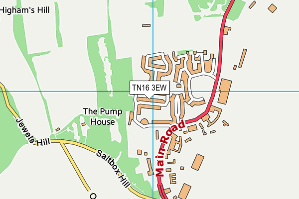 TN16 3EW map - OS VectorMap District (Ordnance Survey)