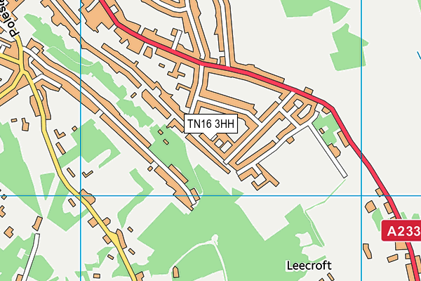 TN16 3HH map - OS VectorMap District (Ordnance Survey)