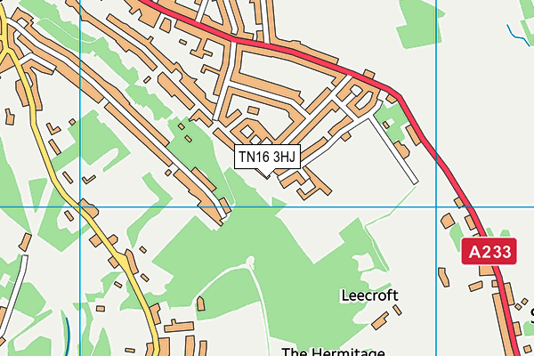 TN16 3HJ map - OS VectorMap District (Ordnance Survey)