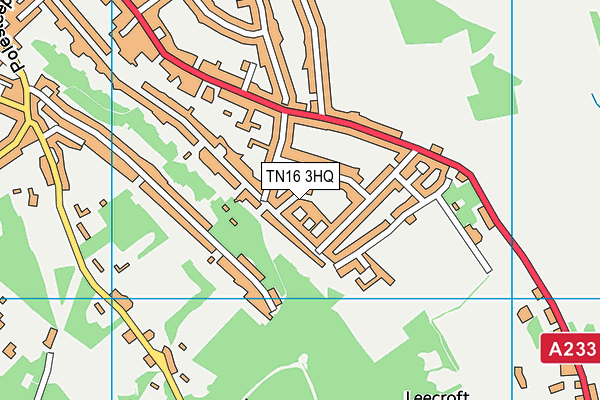 TN16 3HQ map - OS VectorMap District (Ordnance Survey)