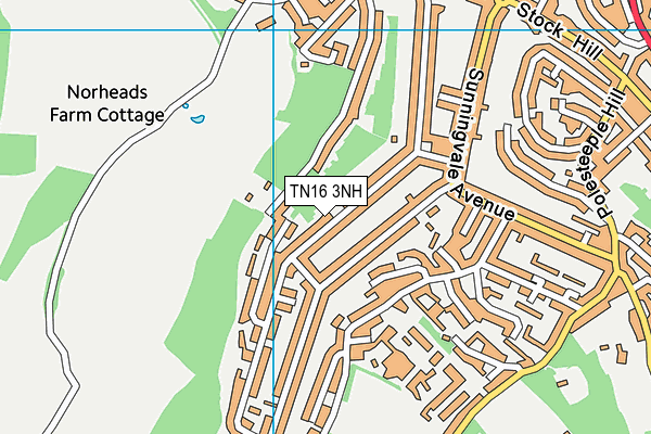 TN16 3NH map - OS VectorMap District (Ordnance Survey)