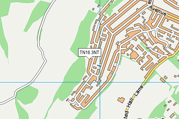 TN16 3NT map - OS VectorMap District (Ordnance Survey)