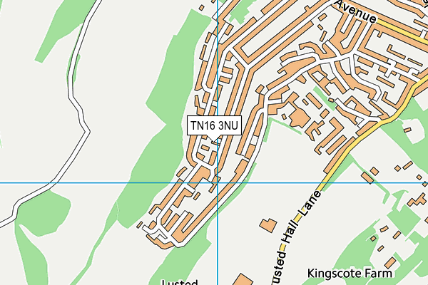 TN16 3NU map - OS VectorMap District (Ordnance Survey)