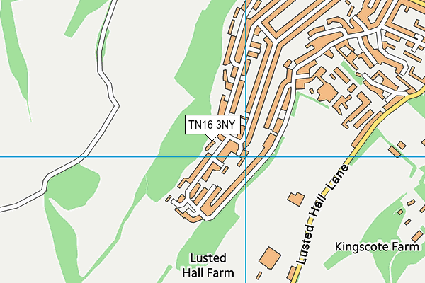 TN16 3NY map - OS VectorMap District (Ordnance Survey)