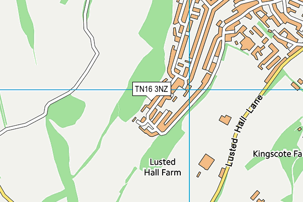 TN16 3NZ map - OS VectorMap District (Ordnance Survey)