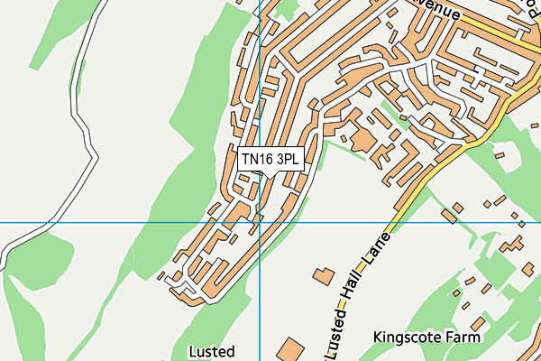 TN16 3PL map - OS VectorMap District (Ordnance Survey)