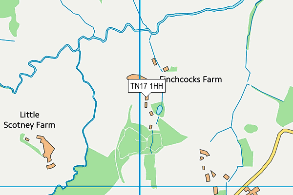 TN17 1HH map - OS VectorMap District (Ordnance Survey)