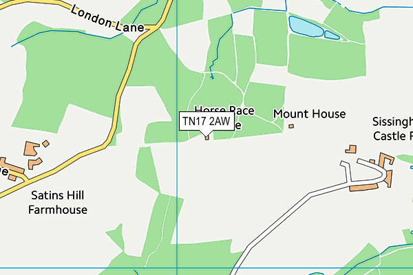 TN17 2AW map - OS VectorMap District (Ordnance Survey)