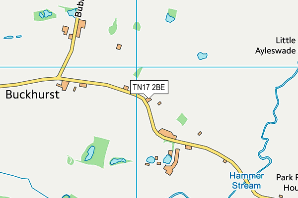 TN17 2BE map - OS VectorMap District (Ordnance Survey)