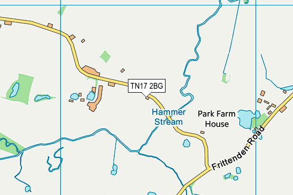 TN17 2BG map - OS VectorMap District (Ordnance Survey)