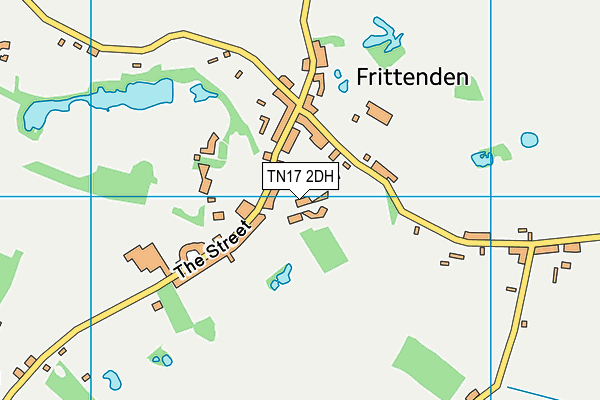 TN17 2DH map - OS VectorMap District (Ordnance Survey)