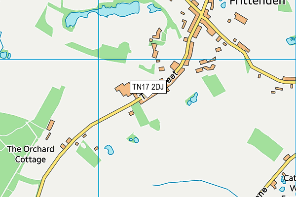 TN17 2DJ map - OS VectorMap District (Ordnance Survey)