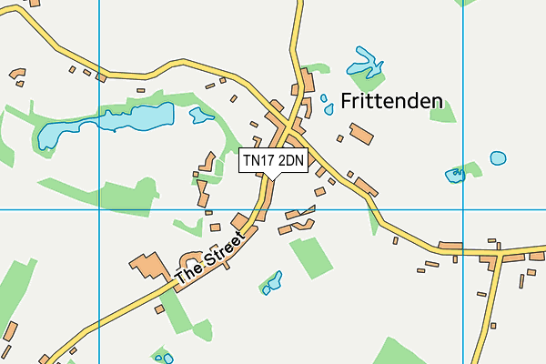 TN17 2DN map - OS VectorMap District (Ordnance Survey)