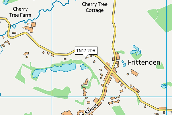 TN17 2DR map - OS VectorMap District (Ordnance Survey)