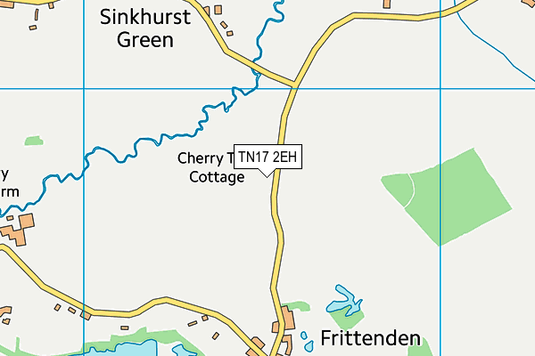TN17 2EH map - OS VectorMap District (Ordnance Survey)