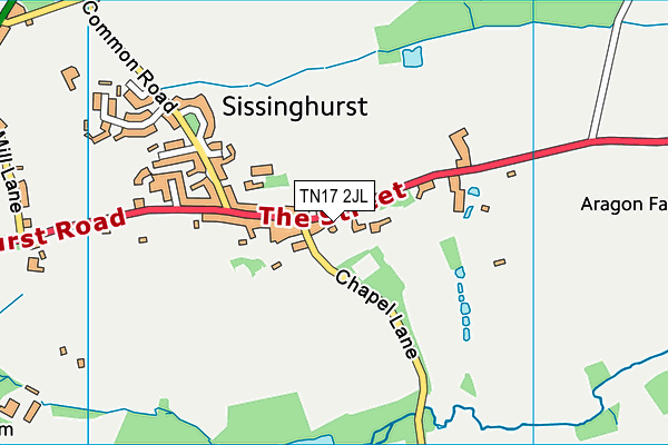 TN17 2JL map - OS VectorMap District (Ordnance Survey)