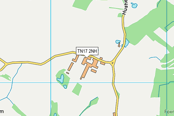 Hm Prison Blantyre House (Closed) map (TN17 2NH) - OS VectorMap District (Ordnance Survey)