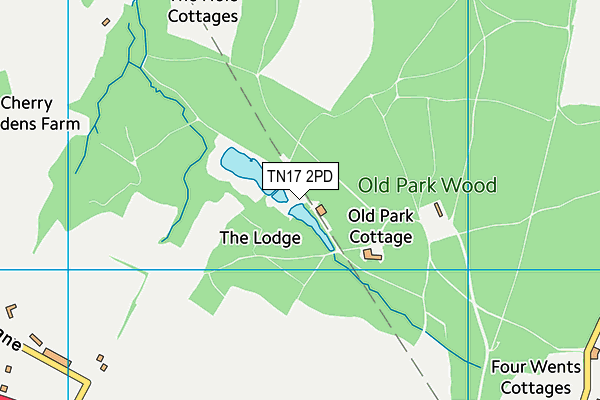 TN17 2PD map - OS VectorMap District (Ordnance Survey)