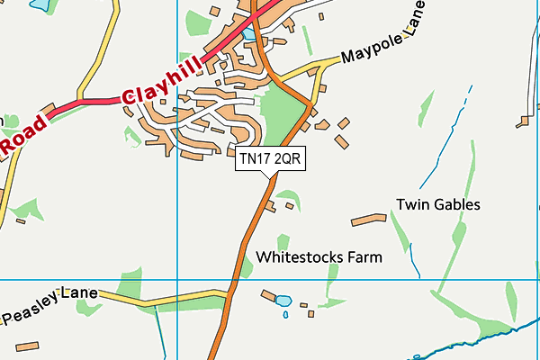 TN17 2QR map - OS VectorMap District (Ordnance Survey)