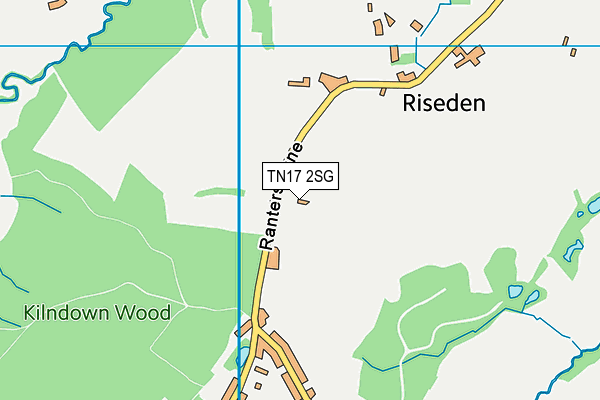 TN17 2SG map - OS VectorMap District (Ordnance Survey)