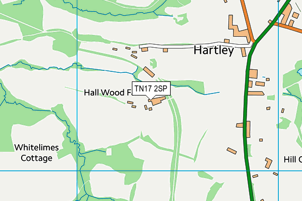 TN17 2SP map - OS VectorMap District (Ordnance Survey)