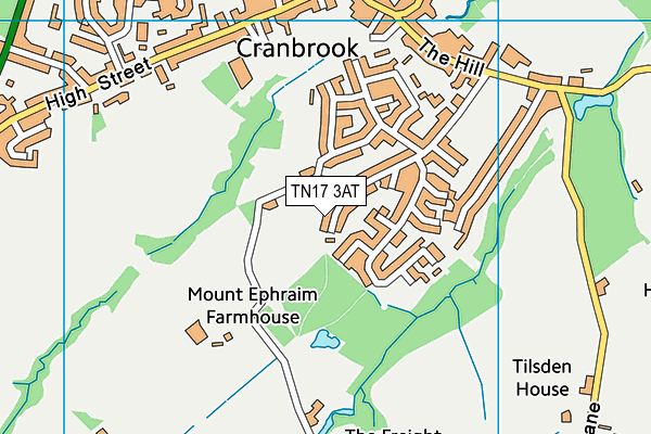 TN17 3AT map - OS VectorMap District (Ordnance Survey)