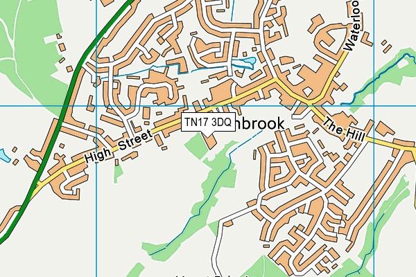 TN17 3DQ map - OS VectorMap District (Ordnance Survey)